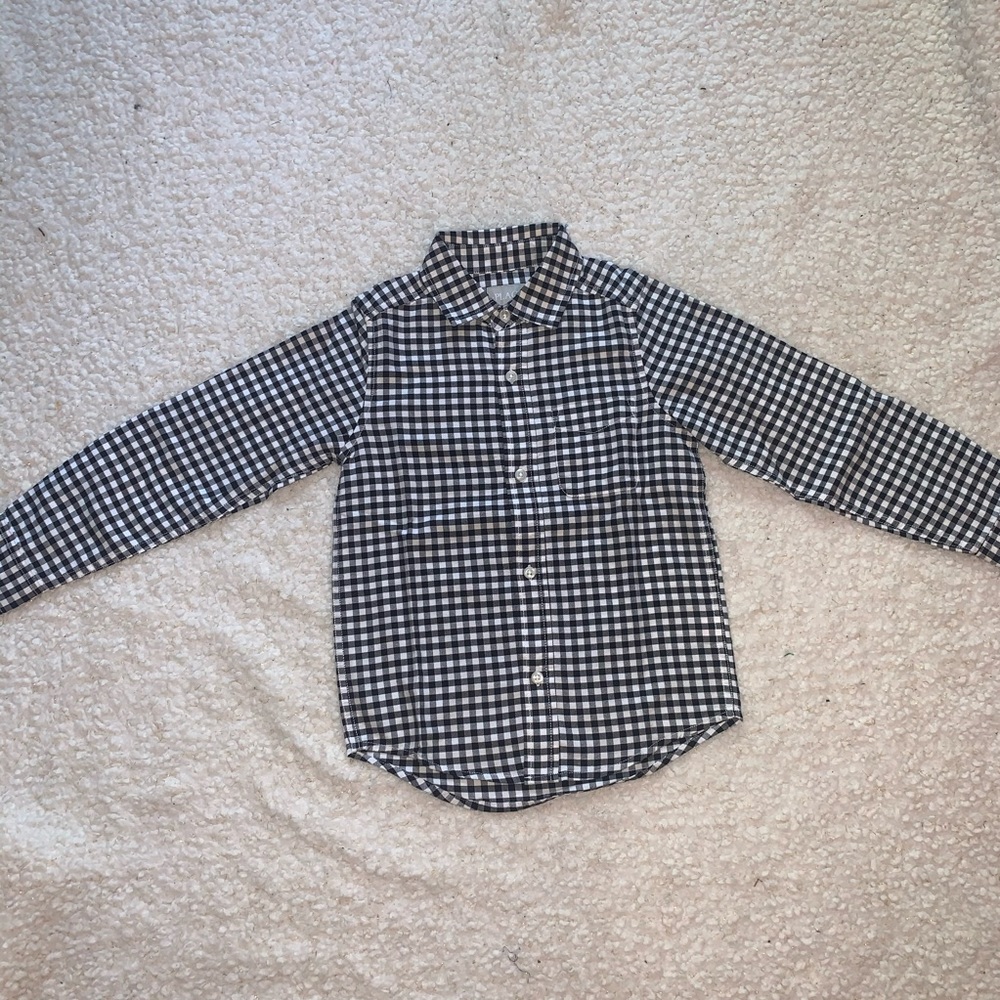Children’s Place checked long sleeve shirt